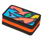 Пенал 3 отделения без наполнения Herlitz 50026746 Neon Art