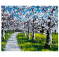 Картина раскраска по  номерам на холсте - 40*50см Никитошка GX32115 Весенняя тропинка