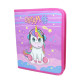 Папка для тетрадей B5 Kidis картонная на молнии 14009 Unicorn Dreams