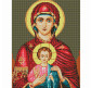 Алмазная живопись мозаика по номерам на холсте 40*50см Никитошка GF2706 Икона Иисус и Мария