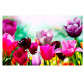 Алмазная мозаика по номерам на холсте 30*40см Josef Otten GB70069 Тюльпаны