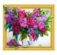 Алмазная мозаика по номерам на холсте с 3D эффектом 40*50см Josef Otten ELT0435 Букет сирени