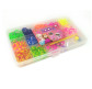 Набор для плетения резинками Rainbow Loom Bands 360шт. + рогатка +крючок +аксессуары №03