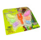 Резинки для плетения Tukzar Rainbow Loom Bands 180шт. зебра Ассорти микс +рогатка +крючок TZ-12856