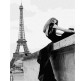 Картина раскраска по  номерам на холсте - 40*50см Никитошка GX39161 Фотосессия у Эйфелевой Башни