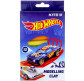 Пластилин восковый Kite набор 12 цв. по 16 гр. Hot Wheels HW21-086