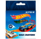Мелки восковые для рисования цветные Kite 12цв. Hot Wheels HW21-070