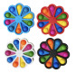 Игрушка Симпл Димпл антистресс 9*9см Simple Dimple Цветок 10 пупырок спинер брелок