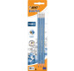 Карандаш графитный BIC Evolution Triangle с ластиком 3шт 964848
