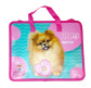 Папка-портфель А4 Kidis пластик на молнии FC 13084 Wha's up puppy