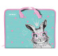 Портфель А4 Kite мод 202 Cute Bunny пластик на молнии K21-202-01