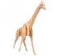 Деревянная сборная 3D модель WoodCraft Жираф (22*6*23см) G-M020