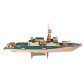 Деревянная сборная 3D модель WoodCraft Корабль-2 (32*6*14см) XA-G023H
