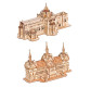 Деревянная сборная 3D модель WoodCraft Тайланский стиль 2в1 XE-G015A
