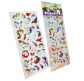 Наклейки детские 28,6*11см Flash3D Единороги HK88-032