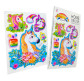 Наклейки детские 19,5*12,5см Rainbow Единороги LBG-015