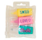 Маркеры текстовые набор 3шт Оопт love, smile 13457