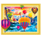 Алмазная живопись мозаика  по номерам на холсте 40*50см Лидер 055 Воздушные шары