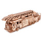 Деревянная сборная механическая 3D модель EVA Eco-Wood-Art FIRE TRUCK 001409