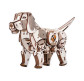 Деревянная сборная механическая 3D модель EVA Eco-Wood-Art PUPPY 000730
