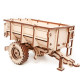Деревянная сборная механическая 3D модель EVA Eco-Wood-Art TRAILER FOR TRACTOR BELARUS-82 001225