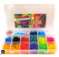 Набор для плетения резинками Rainbow Loom Bands 1500шт. + мини-станок +аксессуары 2201/43326