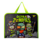Портфель А4 Yes пластик на молнии FC 491787 Zombie