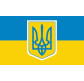 Флаг Украины 14см*21см тканевой MT9000/1015-1421