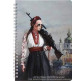 Блокнот на спирали А5 60л. Kirisketch эко макулатура Красавица 13202