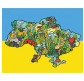 Картина раскраска по  номерам на холсте - 40*50см ArtCraft 10590-NN Цветущая Украина