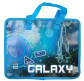 Папка-портфель А4 Kidis пластик на молнии FC 13090 Galaxy