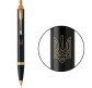 Ручка шариковая Parker 22032_T010y IM 17 Black GT Тризуб прозрач.
