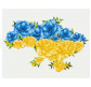 Картина раскраска по  номерам на холсте - 40*50см BrushMe BS53081 Цветущая Украина