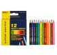 Карандаши  цветные 12цв. Marco Superb Writer укороченные 4100Н-12CB