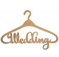 Заготовка для декорирования Rosa Talent (МДФ) Вешалка Wedding 45*30,5см 281316