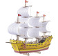 Деревянная сборная 3D модель WoodCraft Парусник-3 (38,5*9*33см) XA-G043H