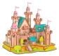Деревянная сборная 3D модель WoodCraft Замок принцессы (21,7*19,5*22см) HD08