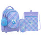 Школьный набор: рюкзак+пенал+сумка д/обуви Kite мод 724 Wonder Kite W check SET_WK22-724S-1