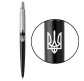 Ручка шариковая Parker  16232_T001w Jotter Bond Street Black Тризуб