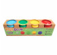 Масса для лепки в баночках Play Dough 4цв. по 86гр. №8711