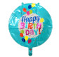 Шарик воздушный фольга Happy birthday 45*45см YY-F0119