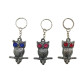Брелок металлический KeyChain Сова 5см, ассорти №MT0021