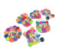 Набор для плетения резинками Rainbow Loom Bands 550шт. + крючок + рогатка, ассорти PJ-**