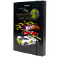 Папка для тетрадей B5 KITE мод 210 плотный картон на резинке Hot Wheels  HW23-210