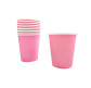 Стакан одноразовый бумажный 180мл 10шт в упаковке Оопт одноцветные №10