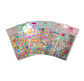 Наклейки детские ЛИДЕР №ST4417 22*10см sticker фольга в ассортименте QS-AA