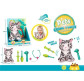 Игрушечный набор Pets Clinic room Котик и медицинские принадлежности DR 5099