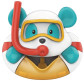 Игрушка для ванны Bk Toys музыкальная, генератор пены Мишка NM4865