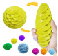 Игрушка антистреcс Fidget Worm 7*15см червяк шар 70мм сетка 715