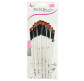 Набор кистей 12шт Artist Brushes синтетика прямые CN-1103-12